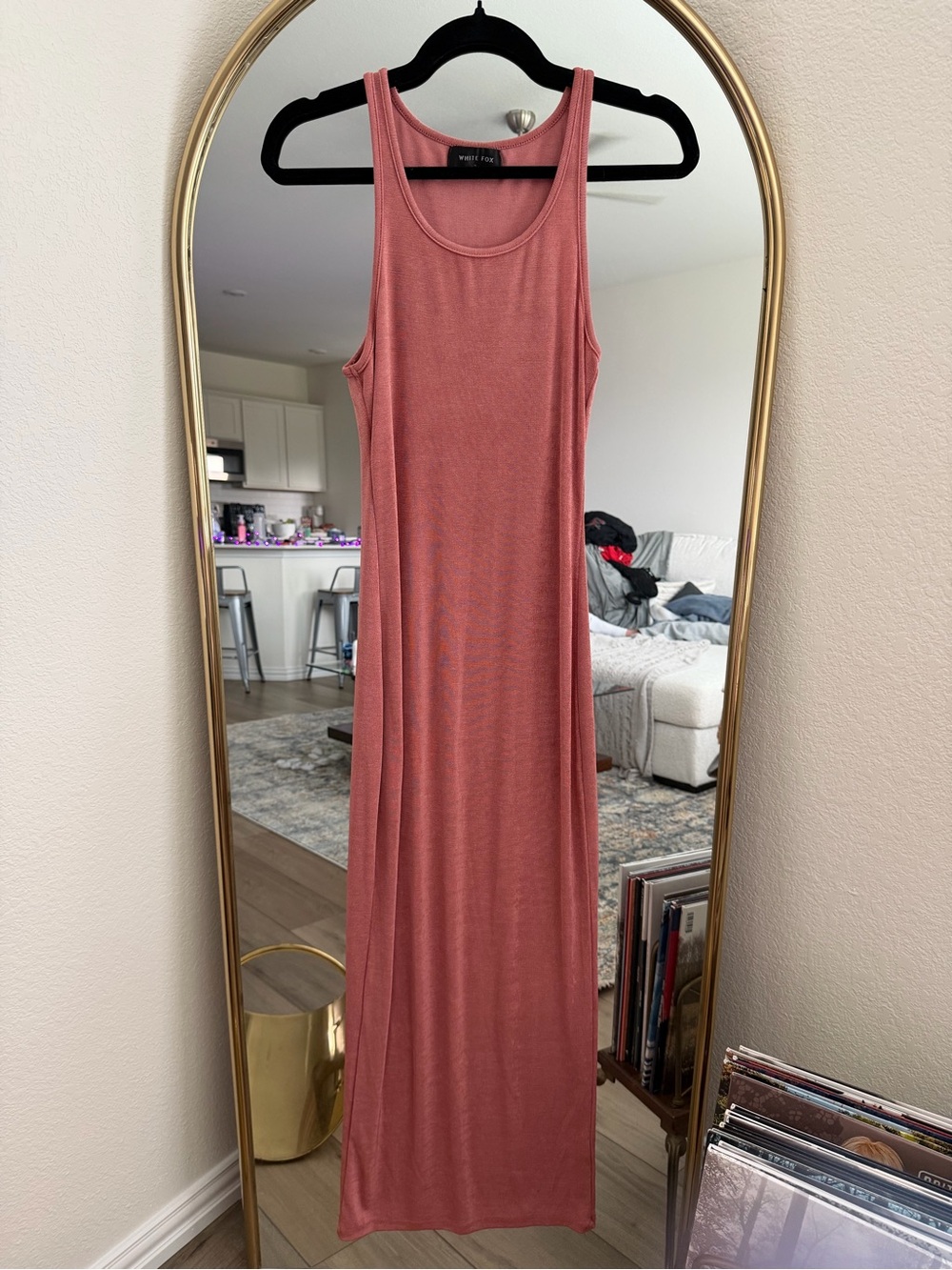 White Fox Pink Tank Maxi Dress